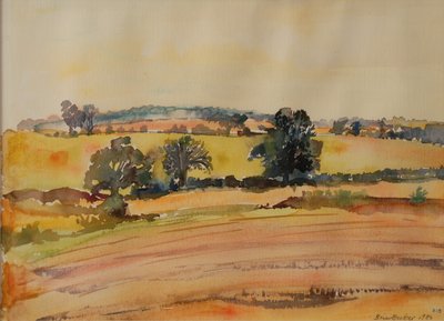 Landschaft in Suffolk von Brenda Brin Booker